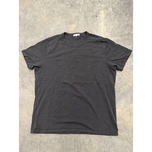 Alex Mill Mens Black Crew Neck Short Sleeve T-Shirt 100% Cotton Size XL